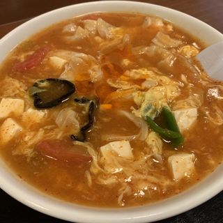 蕃茄酸辣湯麺（2辛）(大樽)