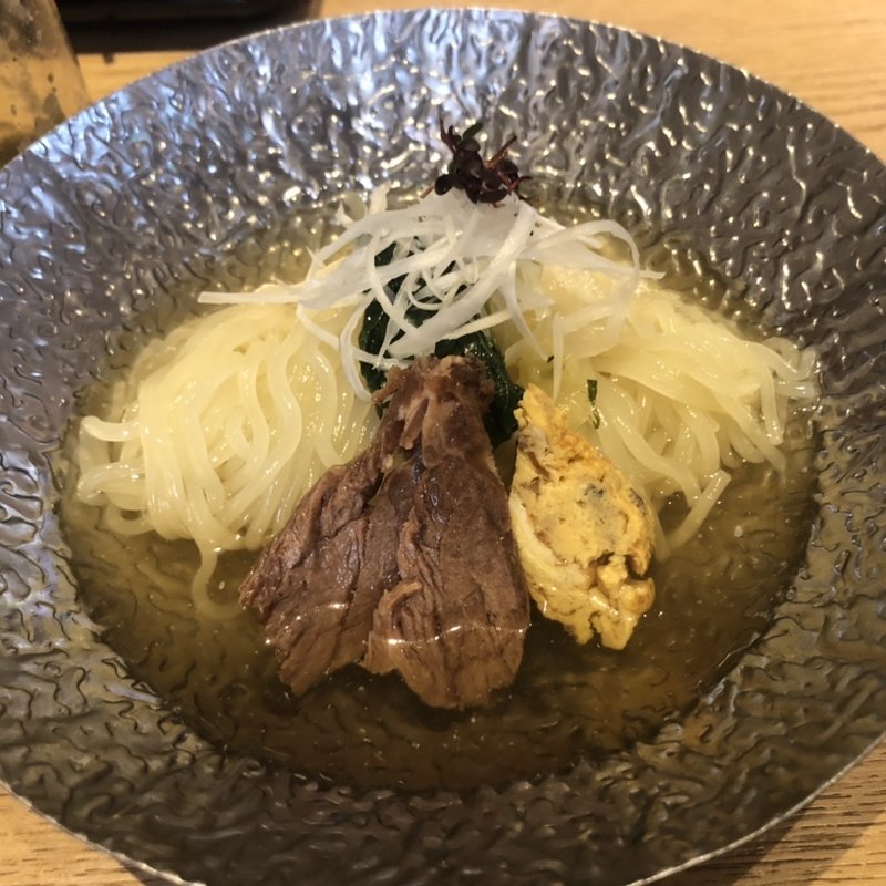 冷麺ハーフ(神楽坂 翔山亭 黒毛和牛贅沢重専門店 神楽坂本店 （ショウザンテイ）)