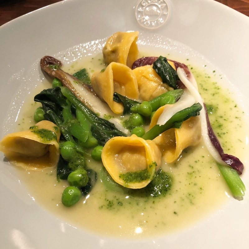 鯖とフォアグラのラビオリ(バーマン)