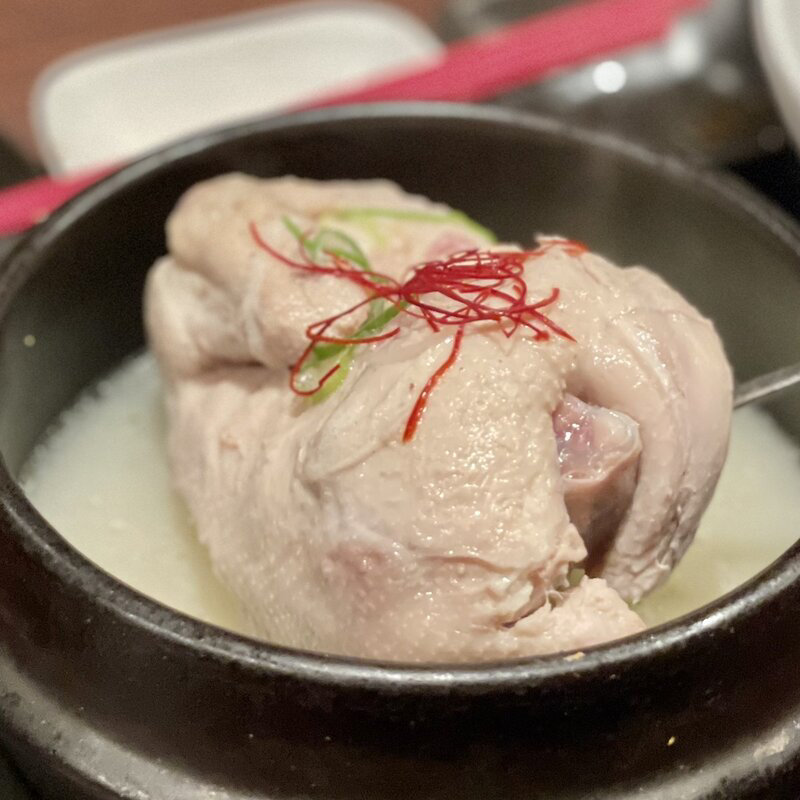 参鶏湯(長寿韓酒房　銀座)