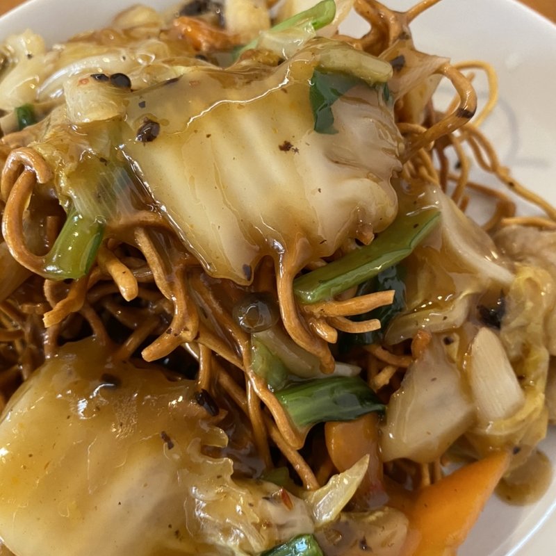 五目かた焼きそば(彩雲瑞)