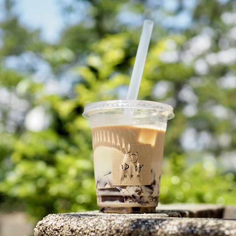 コーヒーゼリーラテ(ゆげ焙煎所 夙川店)