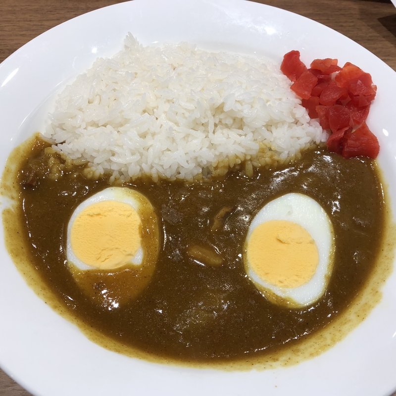 ゆで卵カレー(カレーショップ C＆C 秋葉原店 （カレーショップ シー・アンド・シー）)