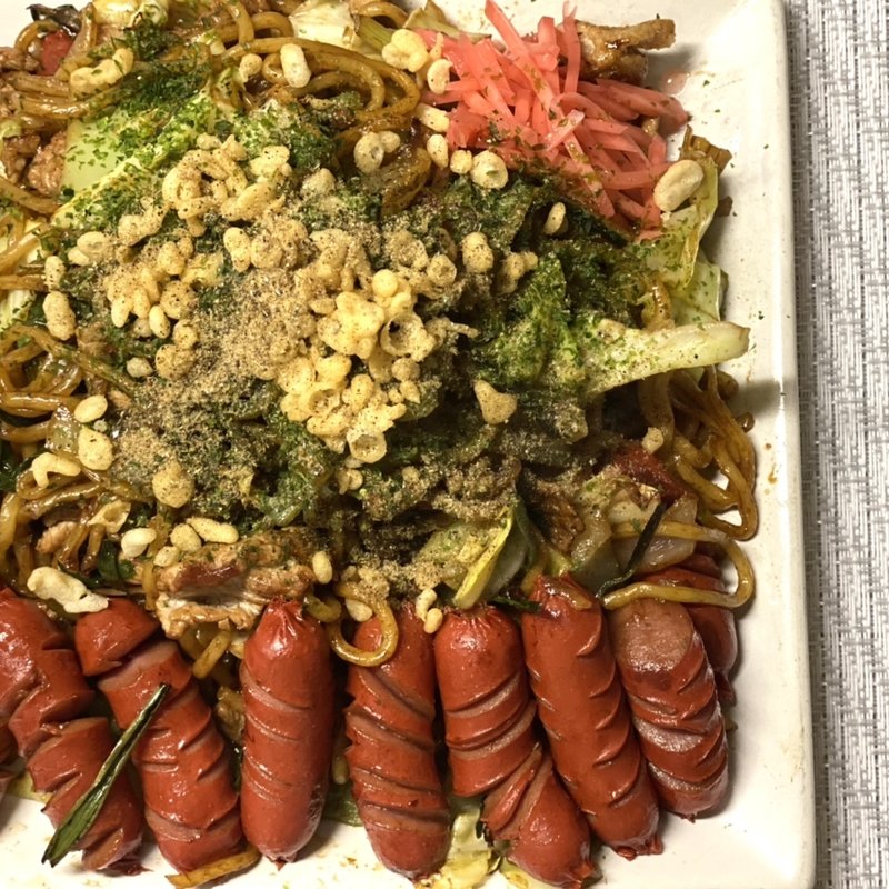 私服の食卓 丸ちゃん焼そば 濃厚お好みソース味(ラルズマート 中島公園店)