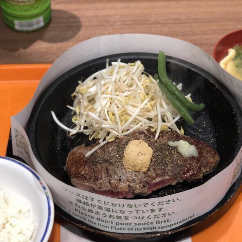 サーロインステーキランチ(ペッパーランチ アリオ八尾店)