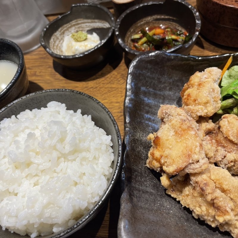 からあげ定食(一鳥 福島店)