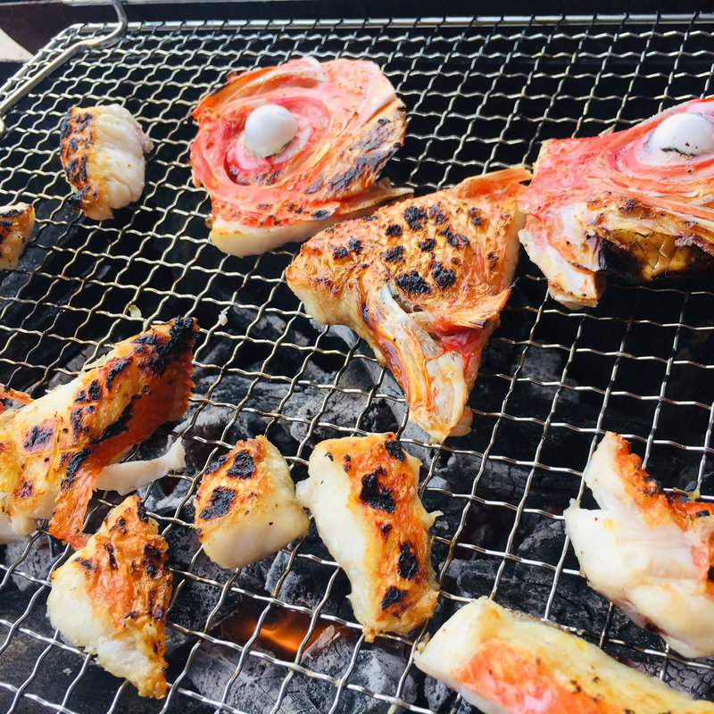 金目鯛の炭火焼(こあじろ本舗)