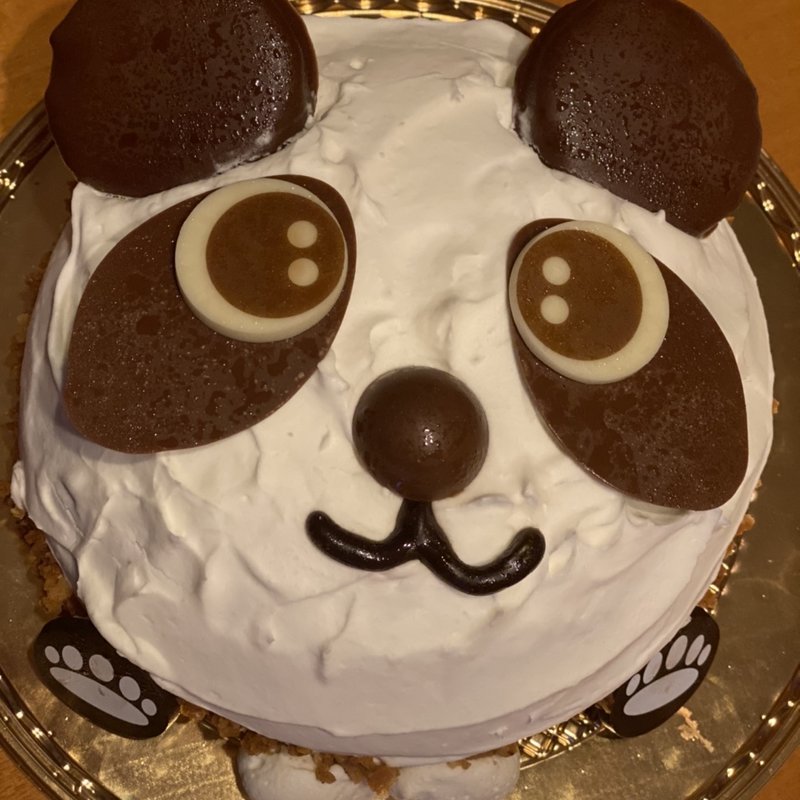 かわいいパンダちゃんデコレーション(シャトレーゼ 枚方田口山店)