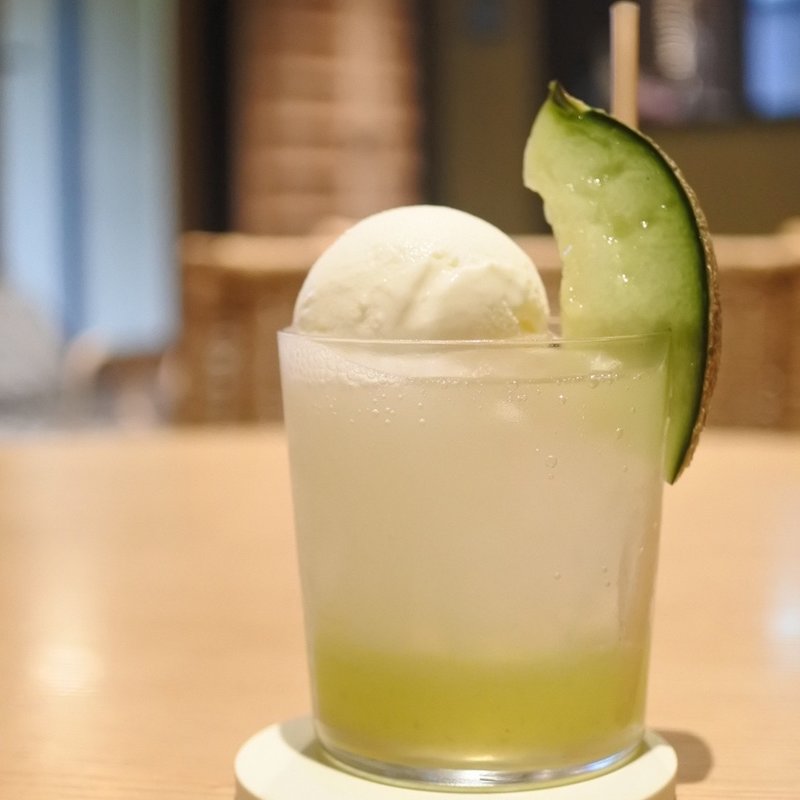 メロンクリームソーダ(本日の)