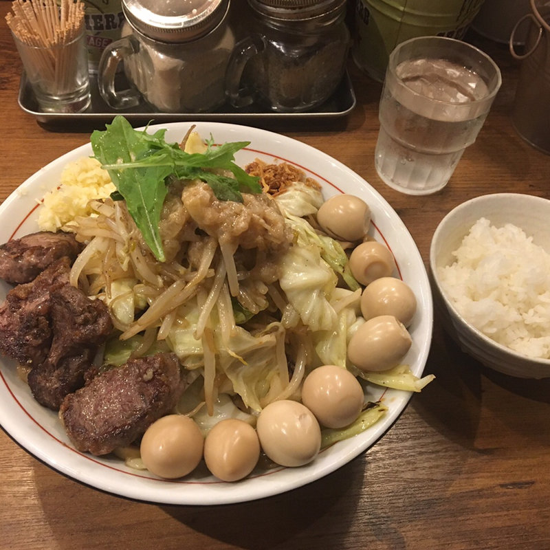 牛汁なしそば(麺屋58)