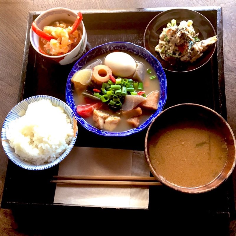 おでんランチ(鎌倉 燕CAFE)
