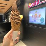 チョコレートソフトクリーム(小岩井農場 エキュート東京店)
