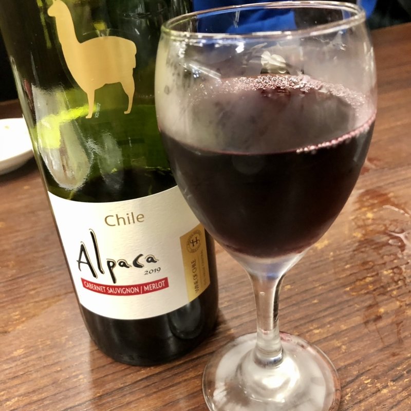 赤ワイン(餃子の王将 原店)