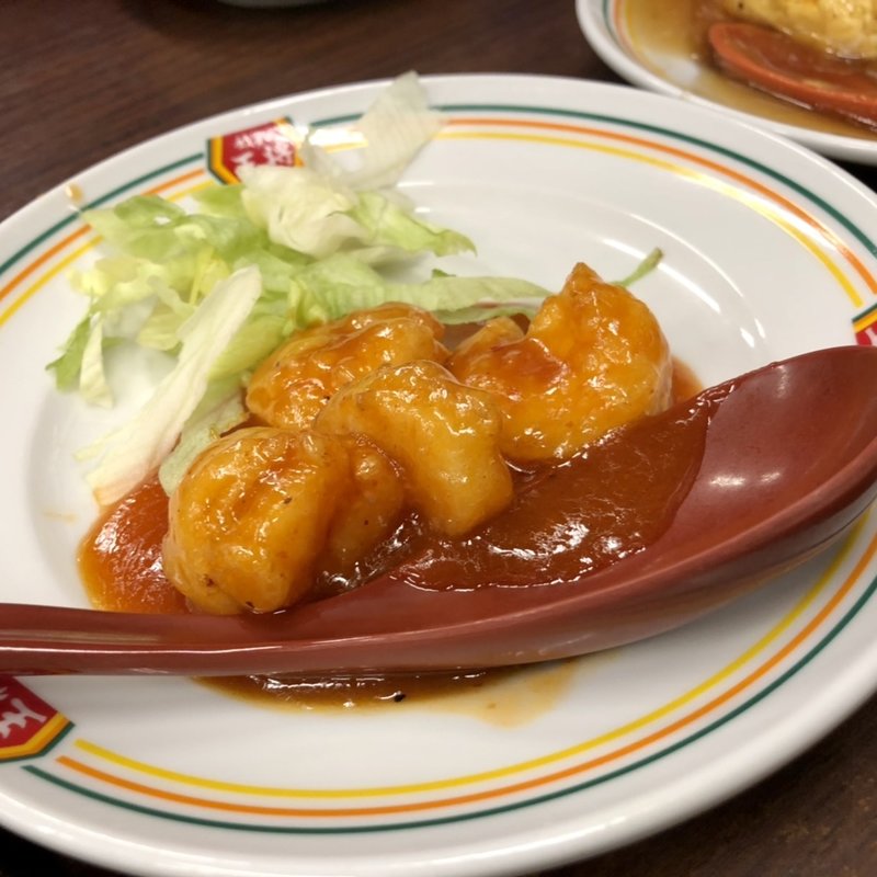 エビチリ(餃子の王将 原店)