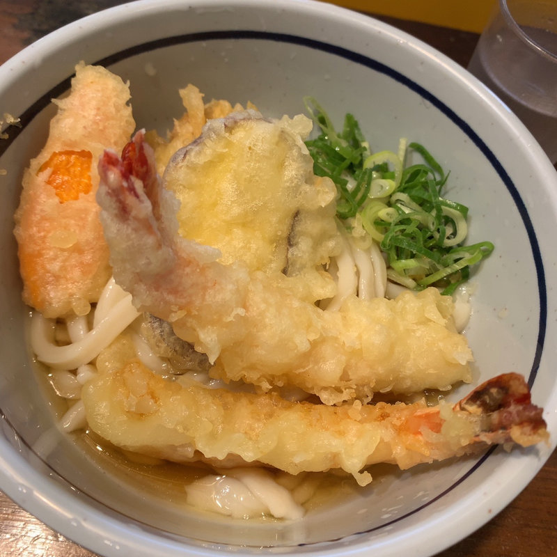 特上天ぷら冷や(おにやんま　五反田本店)