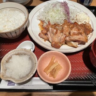 チキン葱ソース定食(大戸屋ごはん処 目黒権之助坂店)