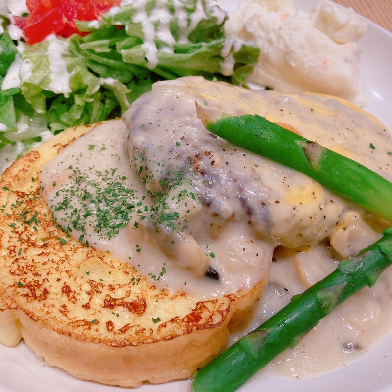 クラムチャウダーハンバーグ(Ivorish 海老名店)