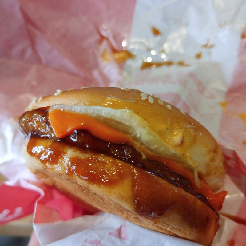 赤辛てりやきセット (マクドナルド 蔵前駅前店)