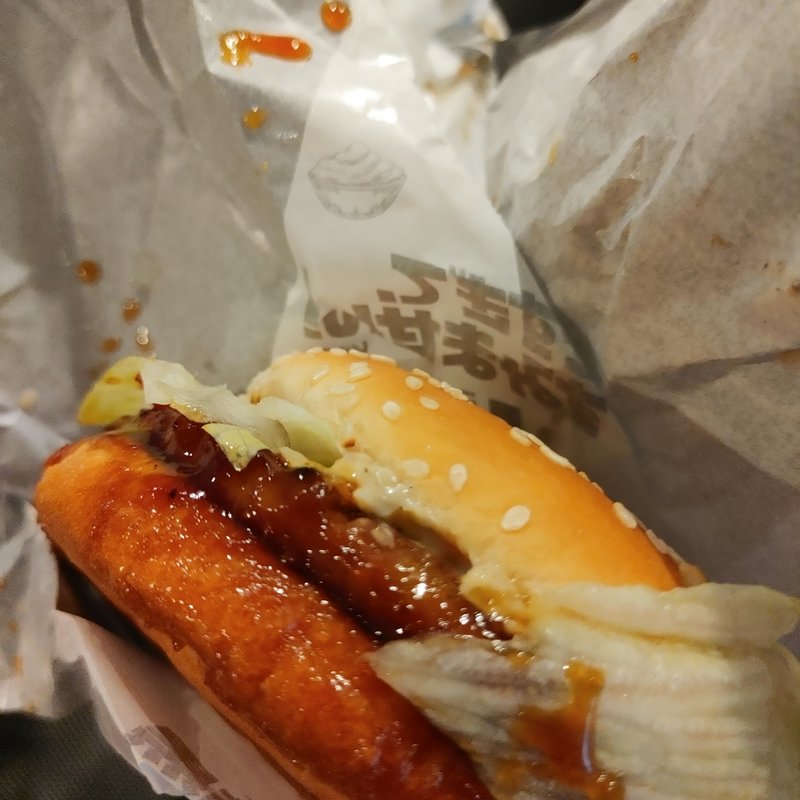 黒胡椒てりやきセット(マクドナルド 蔵前駅前店)