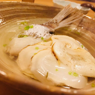 松茸と真鯛の潮汁(山映 )