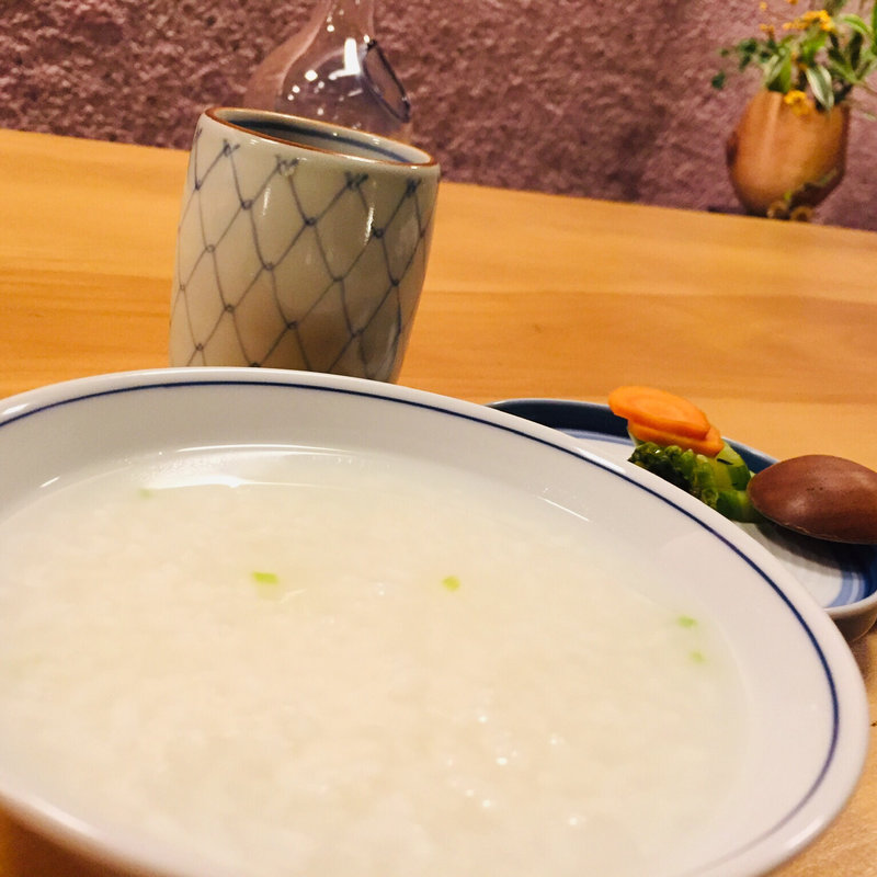 真鯛の雑炊(山映 )