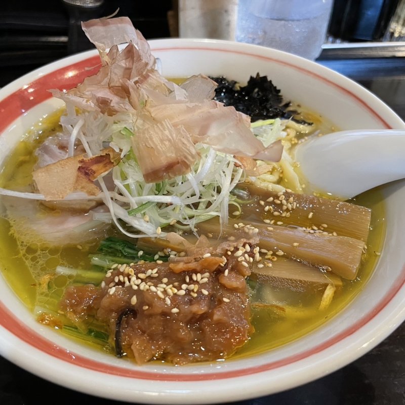 梅塩ラーメン(柳麺まる重)