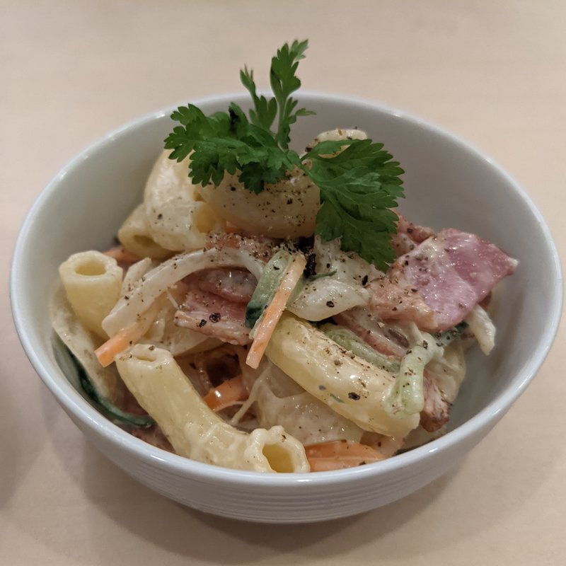 大人のマカロニさらだ(日本酒と肴 ふるさと)