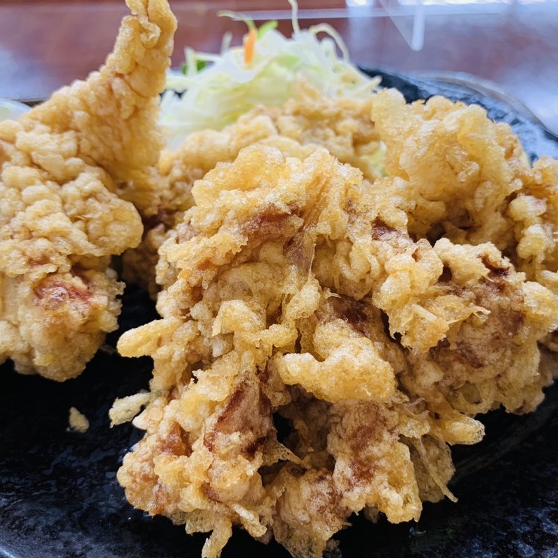 塩唐揚げ定食(やまぐち元気食堂)