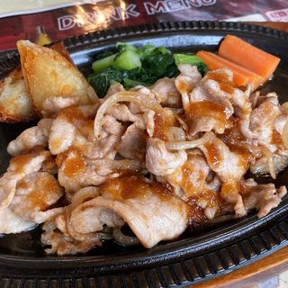 豚肉の生姜焼(レストラン サイボク)