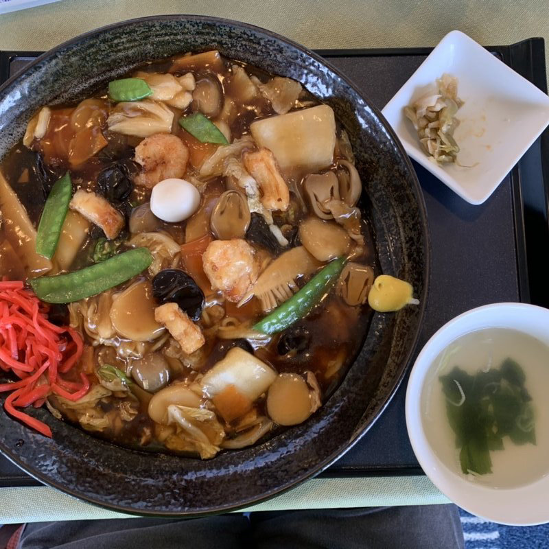 あんかけ焼きそば　ジャンボ(松島チサンカントリーレストラン )