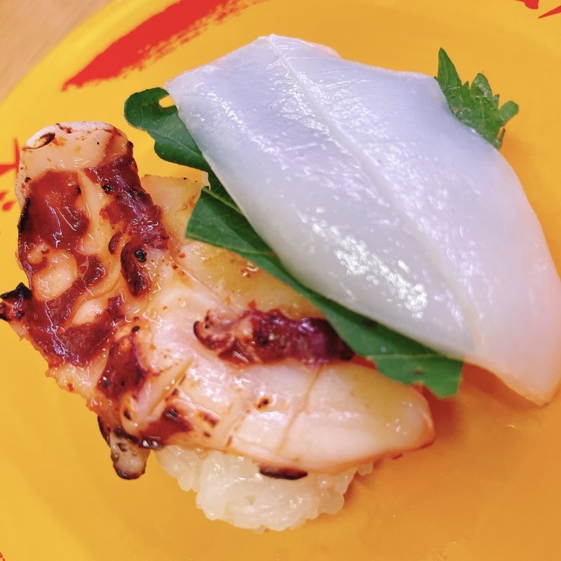 イカ食べ比べ(スシロー 葛飾奥戸店 )