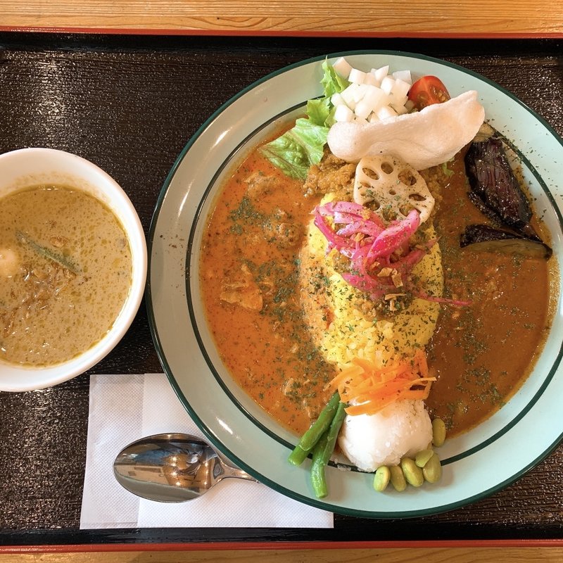 バターチキン、スリランカ、ドライ、グリーン(川尻茶屋 )