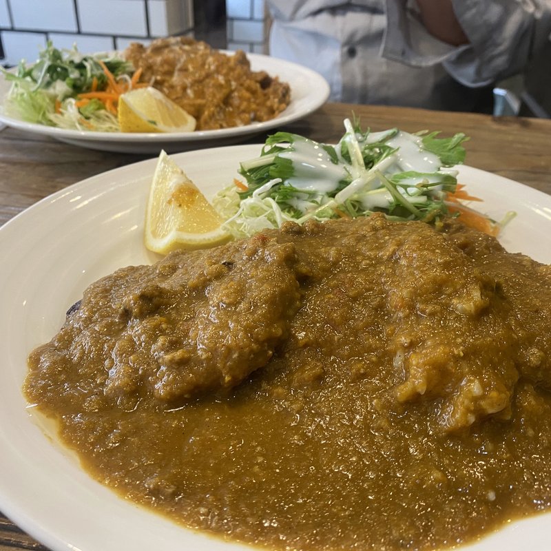 ハンバーグカレー(バーボン)