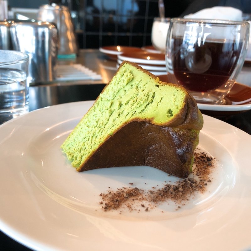 抹茶のバスクチーズケーキ(ザ コーヒーテーブル （THE COFFEE TABLE）)