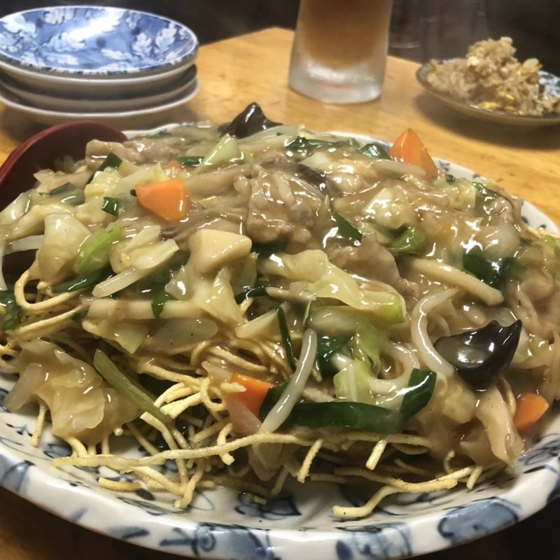 揚げそば(中華料理 相一軒 （アイイチケン）)