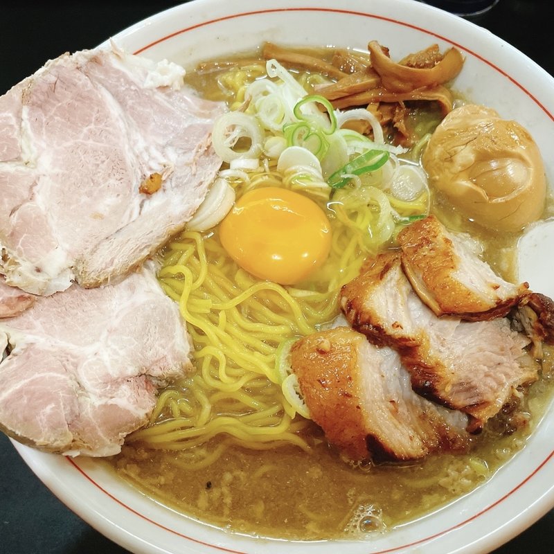 雪大盛り、つけ玉(一条流がんこ総本家分家荒木町)