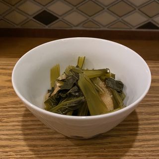 小松菜と油揚げ(天盃 )