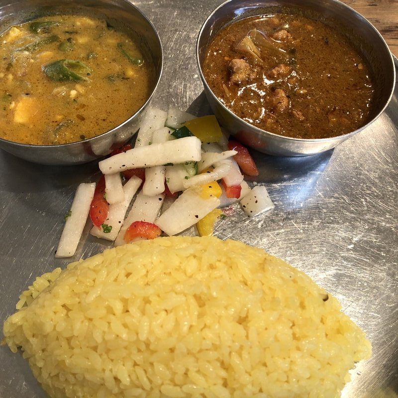 二色カレー(グルガオン)