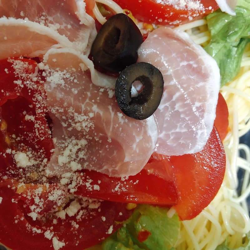 生ハムとトマトの冷製パスタ(セブン-イレブン 調布ヶ丘２丁目店)