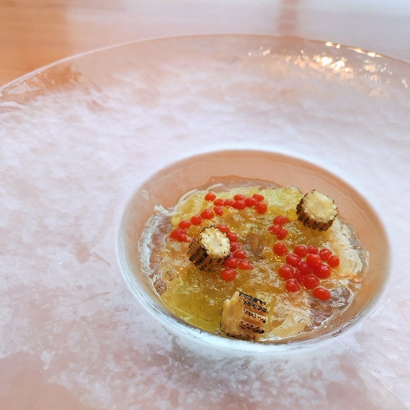 とうもろこしとトマトのパスタ(銀座シェ・トモ)