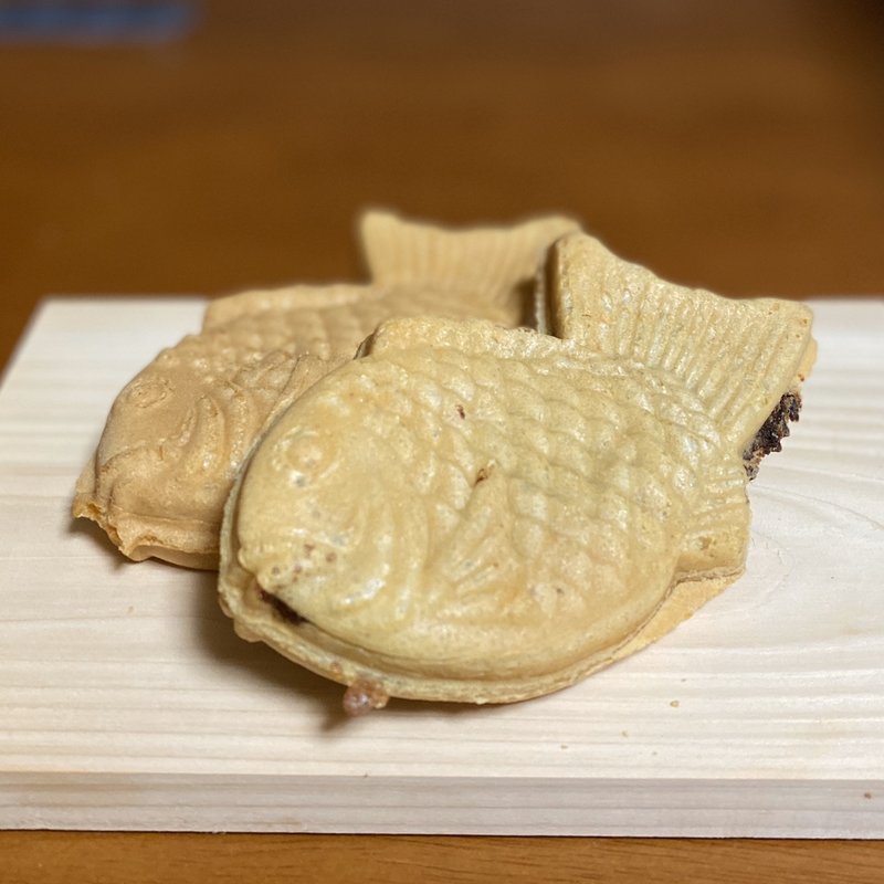 たい焼き(あずき)、じゃがタラたい焼き(米乃家 アピタ岩倉店)