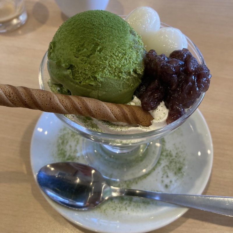 お抹茶香るミニパフェ(ジョイフル 宇都宮鶴田店 （Joyfull）)