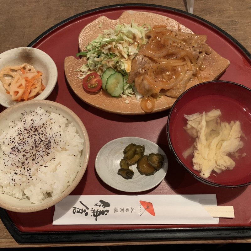ポークチャップ定食(太郎茶屋 鎌倉 仙台上杉店 )
