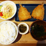 松浦のアジフライ定食