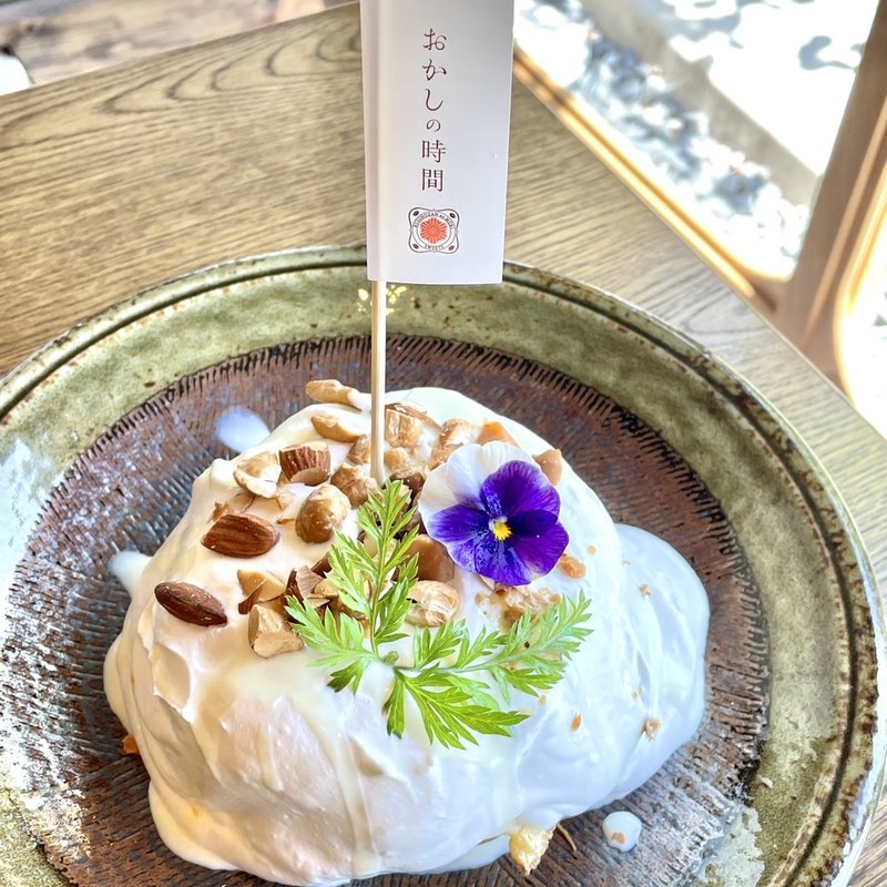 ホワイトチョコとナッツのパンケーキ(おかしの時間)