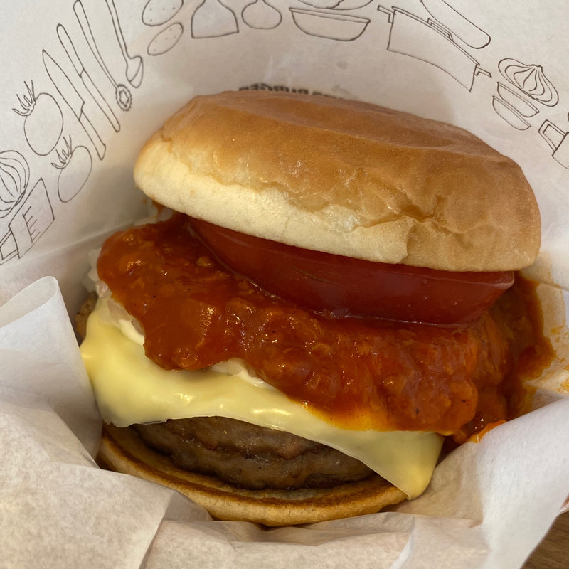 Wモスチーズバーガー(モスバーガー カインズホーム四日市店 （MOS BURGER）)