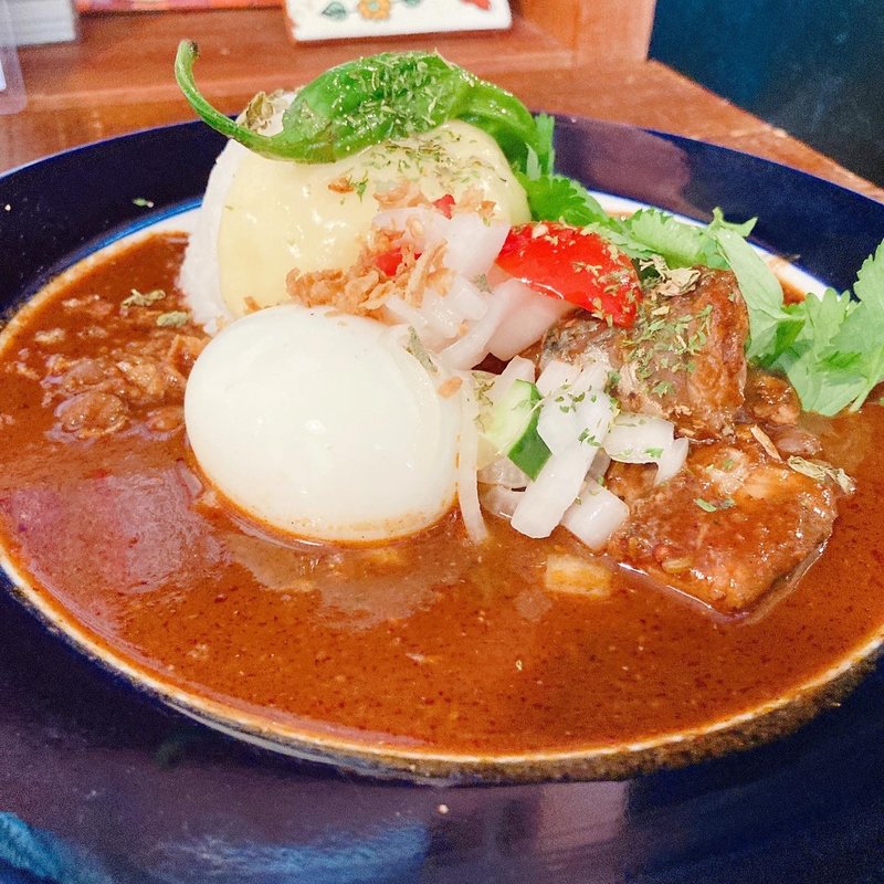 小山フィッシュ（トッピング:チーズ・半熟たまご・パクチー）(CHIISAKATTAONNA（小さかった女）)