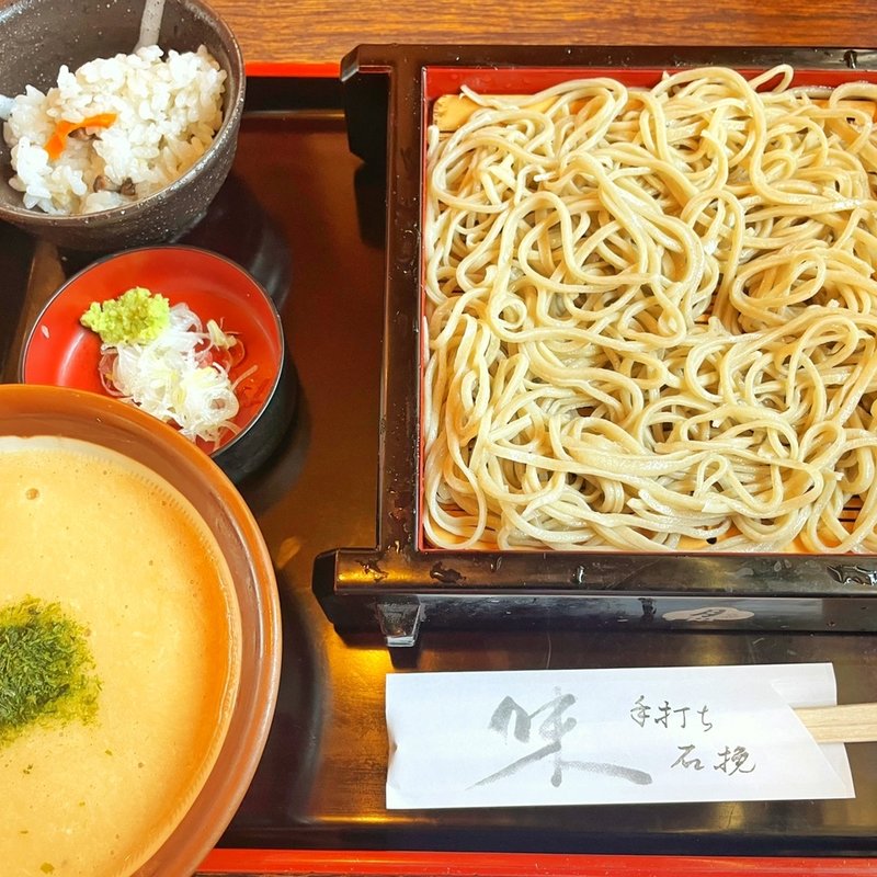 二枚とろろせいろ(石挽 いわもと)