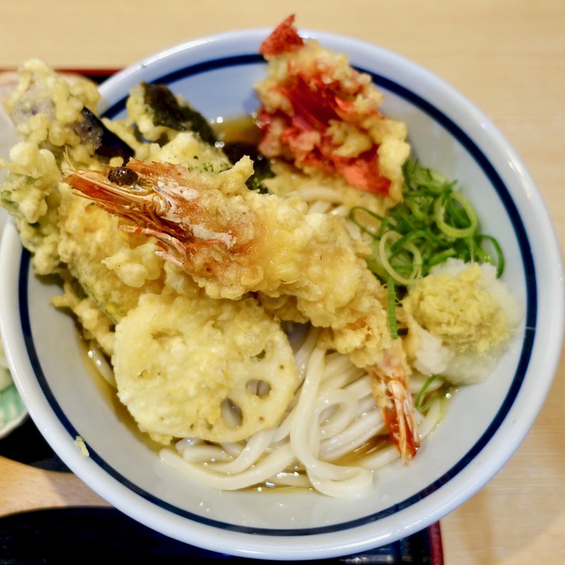 えび天ぶっかけうどん(本場さぬきうどん なか川 （なかがわ）)