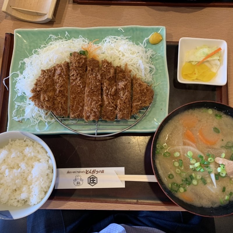 ジャンボロースかつ定食(とんかつかつ庄 )